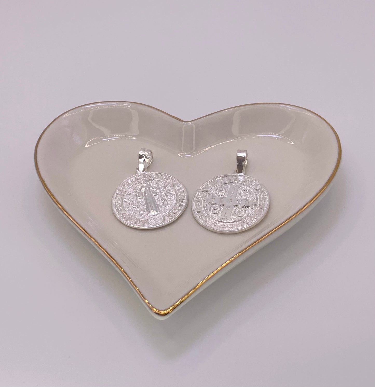 Saint Benedict Pendant Sterling Silver 925