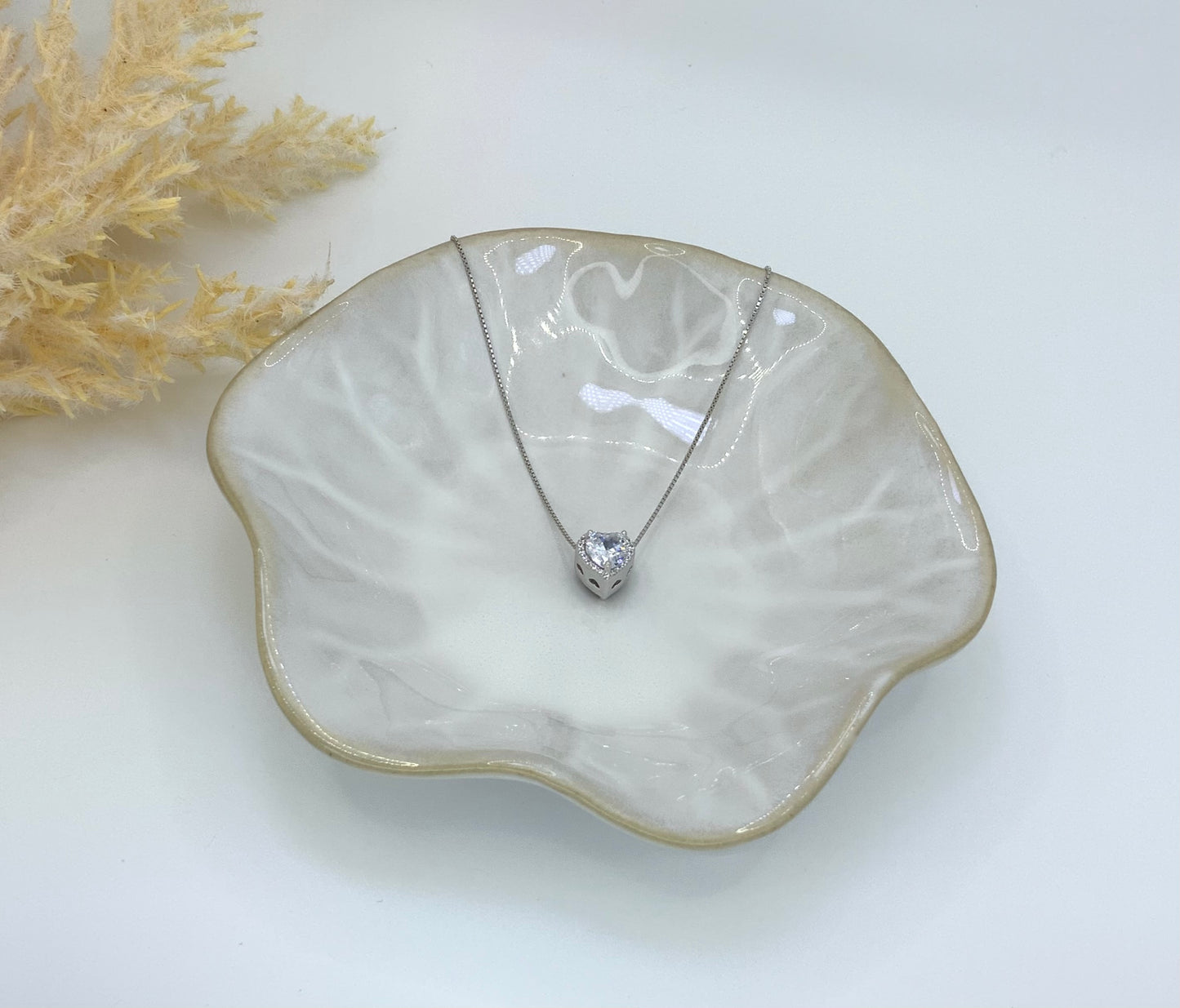 Ocean Necklace Double Sided with Zc Blue-White