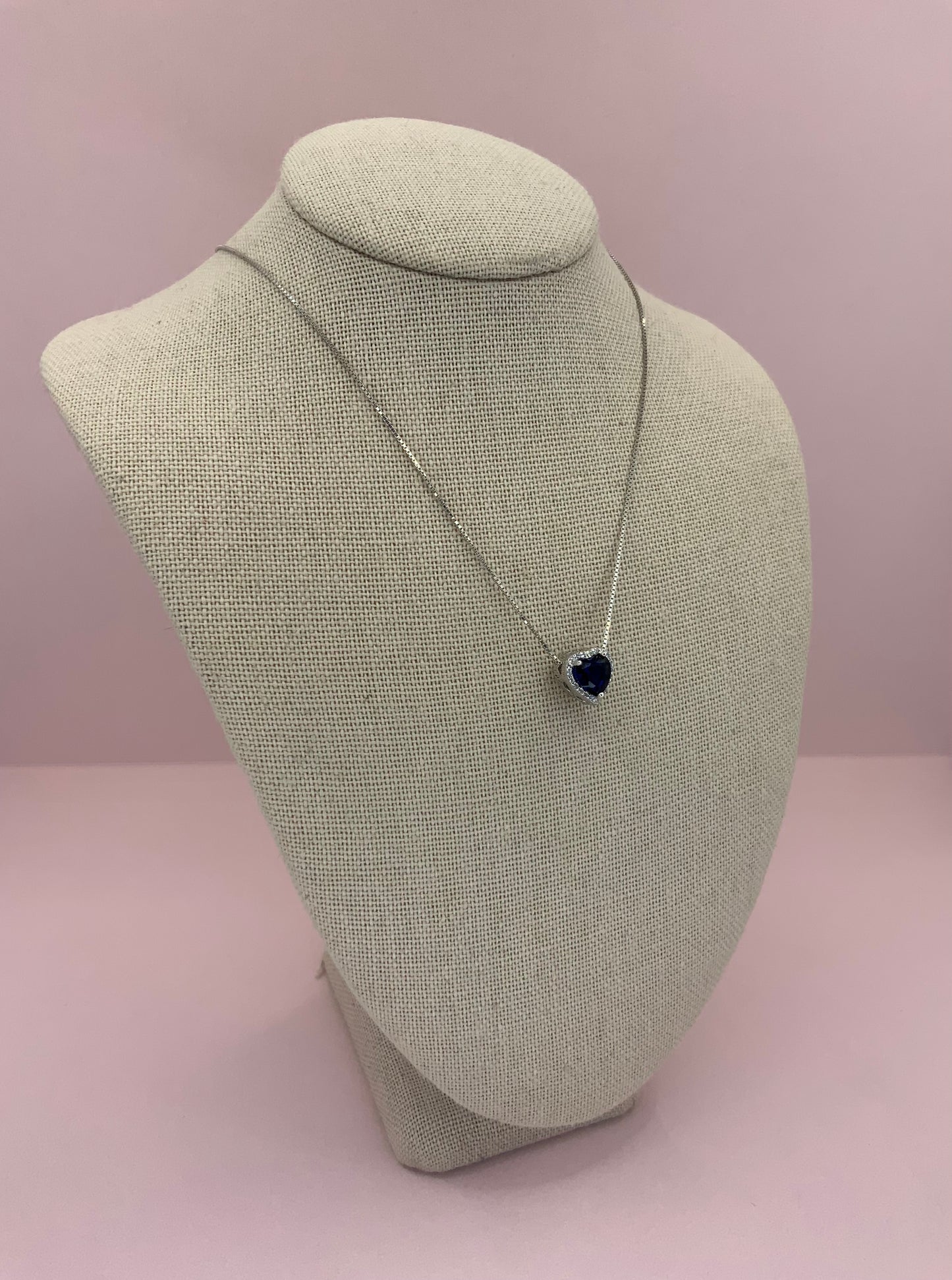 Ocean Necklace Double Sided with Zc Blue-White