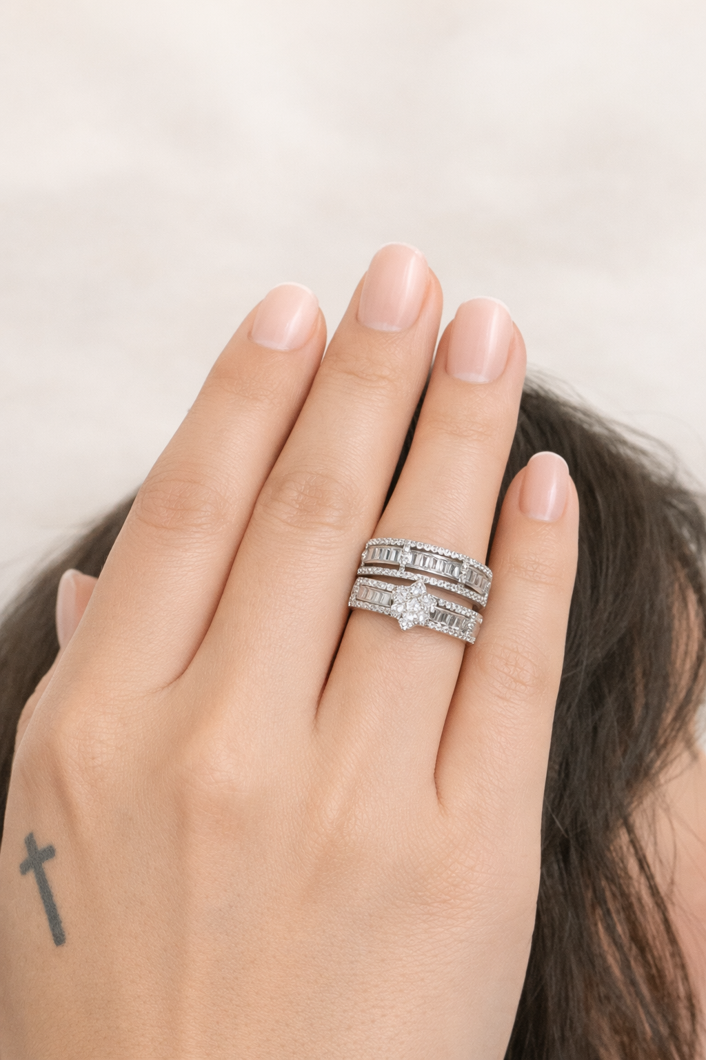 Spring Doble Ring 925 Sterling Silver