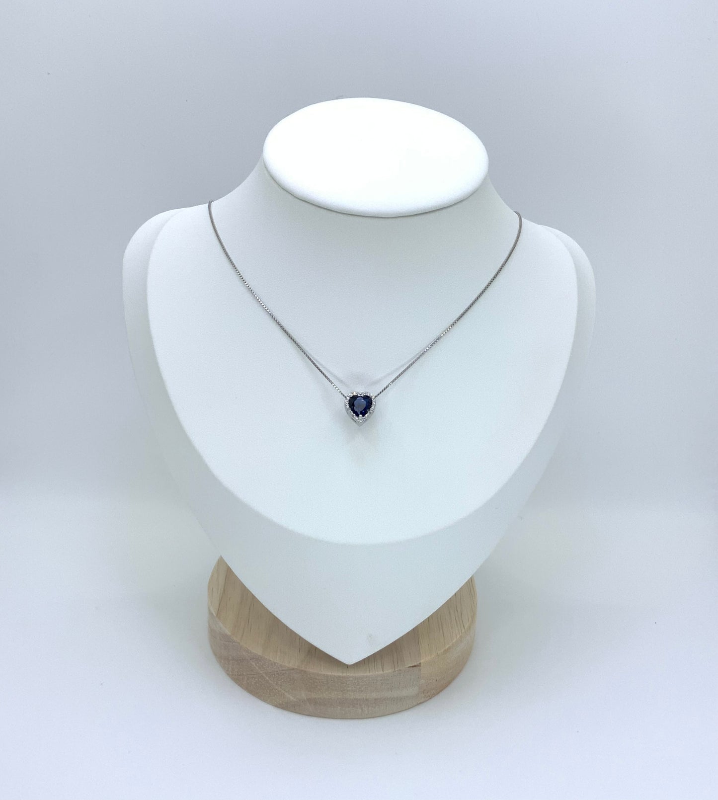Ocean Necklace Double Sided with Zc Blue-White