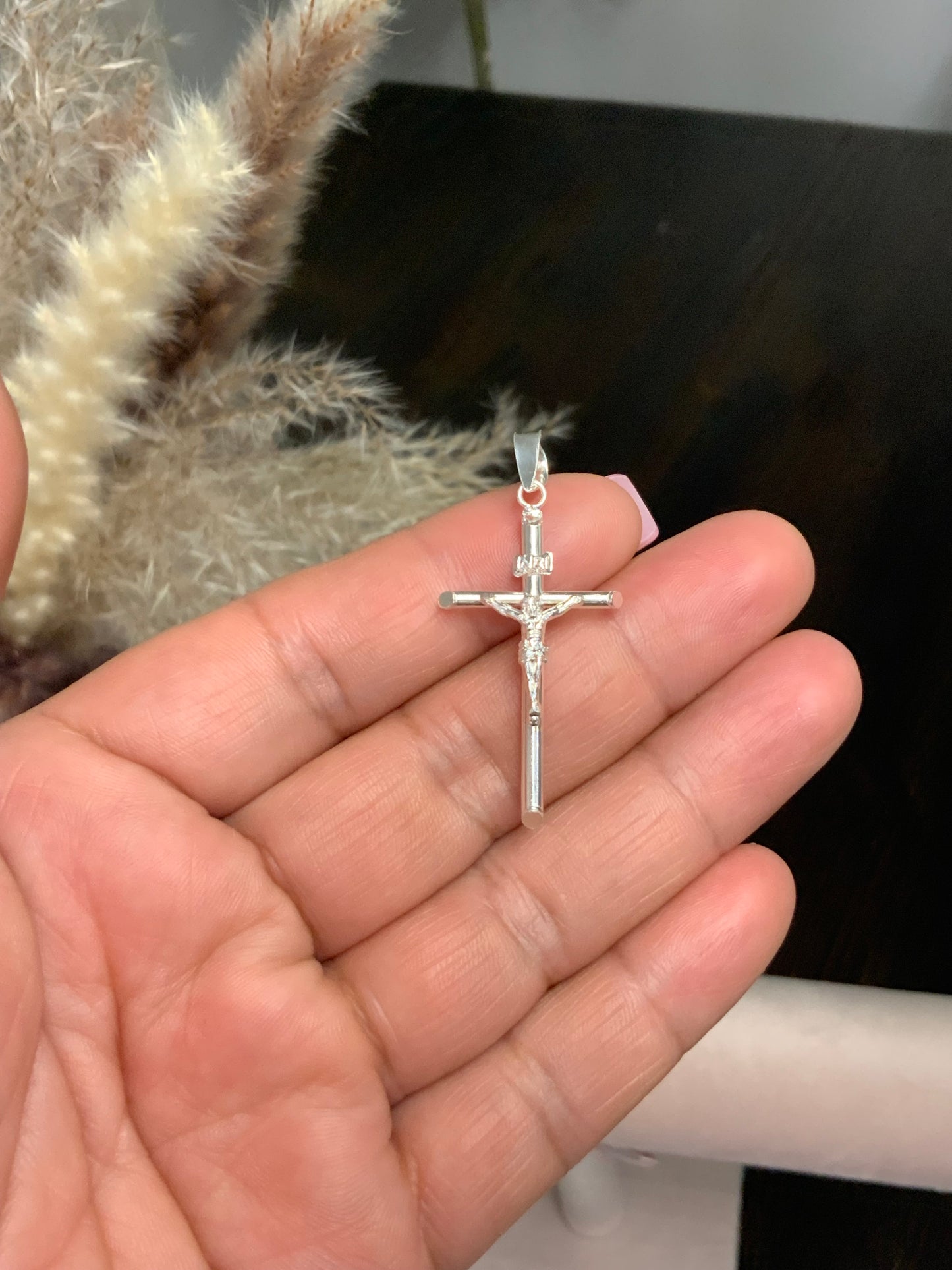 Crucifix Pendant Sterling Silver 925 -Cross Pendant