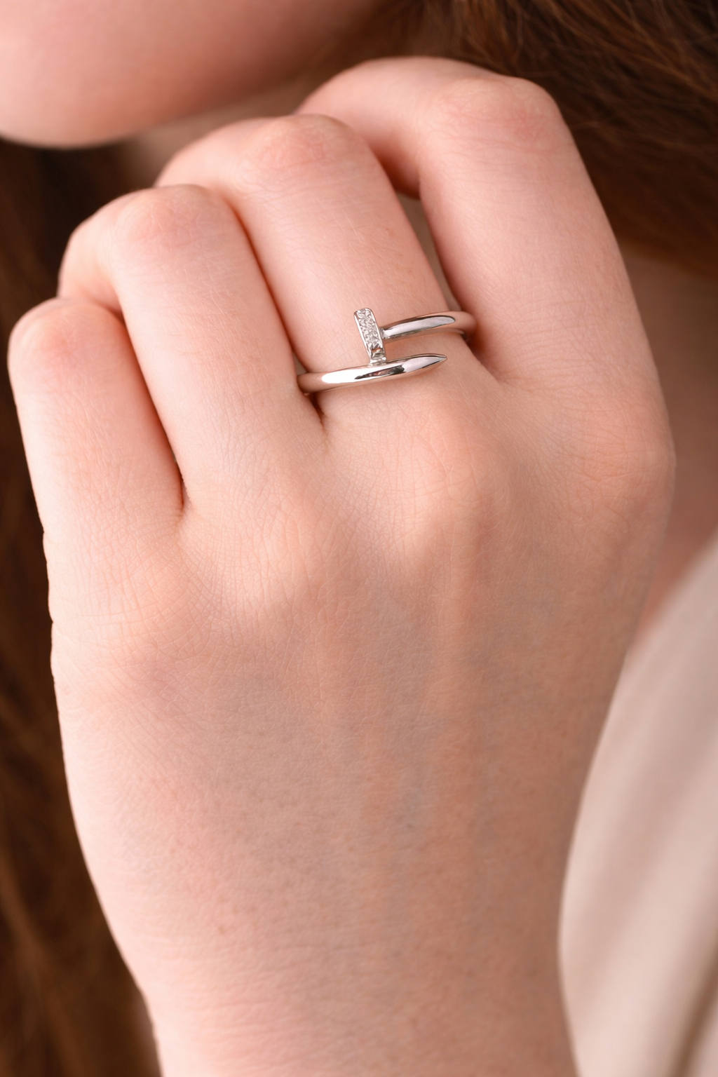 Clavo Ring CZ 925 Sterling Silver