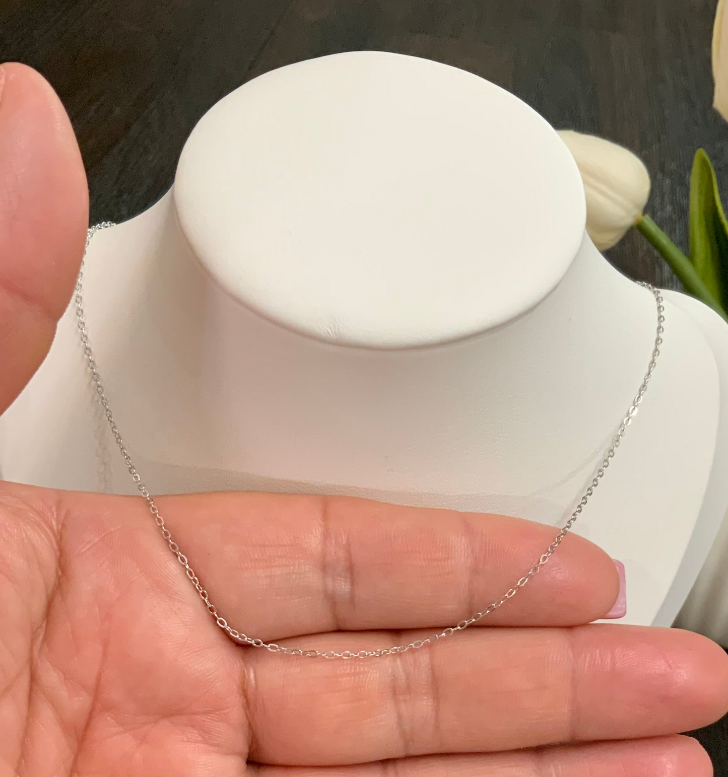 Ancla Chain Necklace Sterling Silver 925