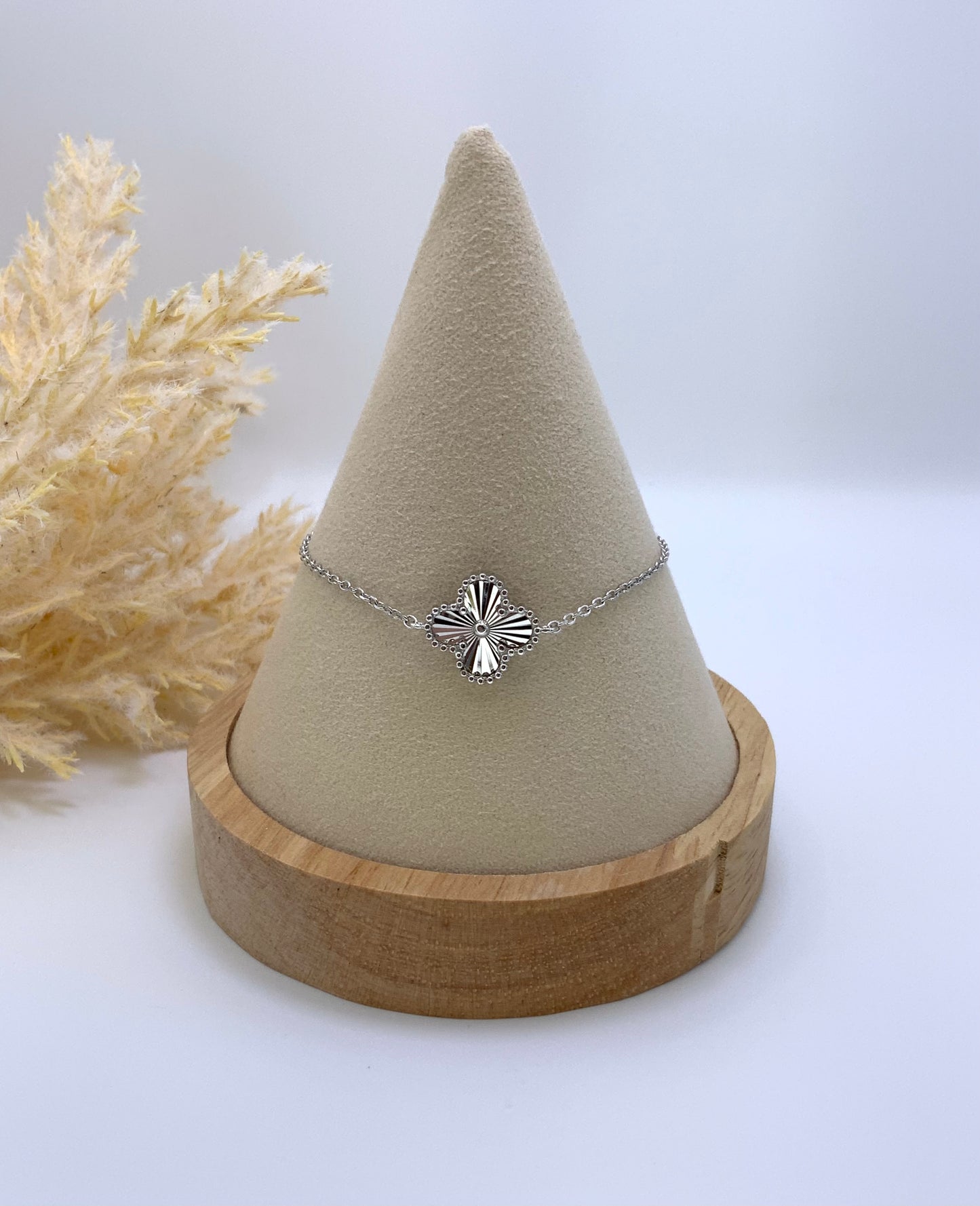 Silver Clover Bracelets