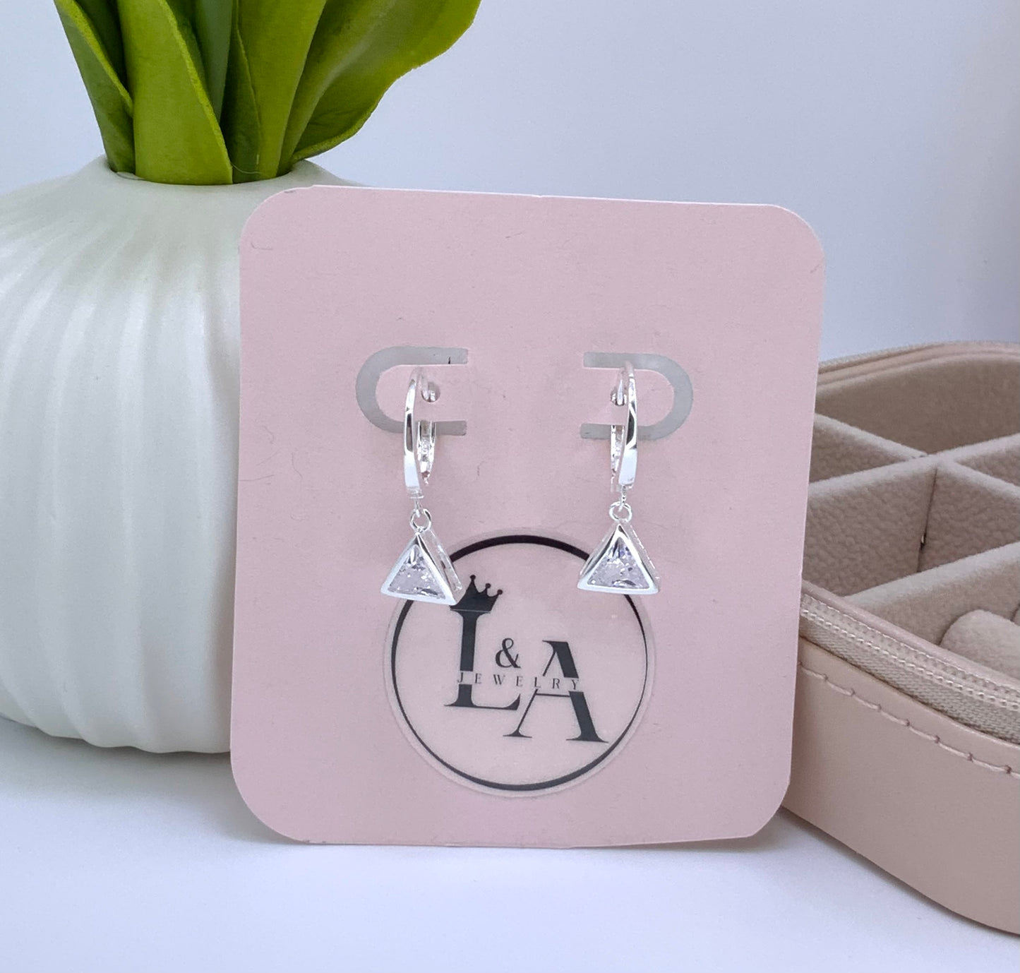 Amaia Earring Hoop With Zc Sterling Silver 925