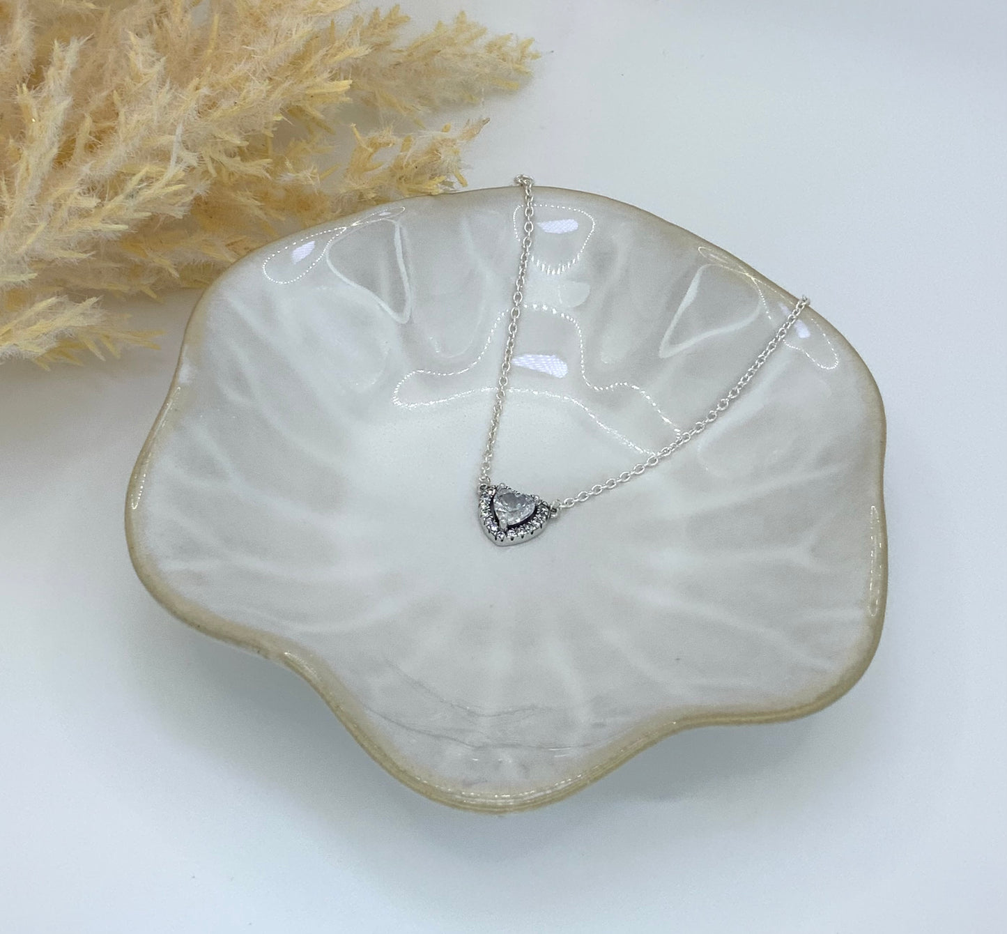 Dafne Heart Necklace with Zc