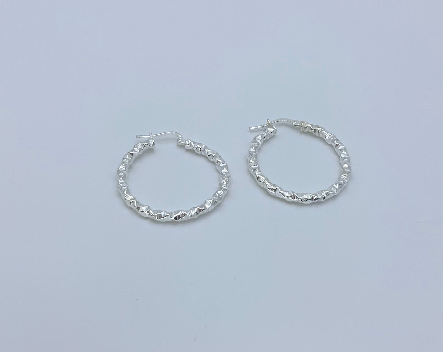 Galia Earrings Hoop - Sterling Silver 925