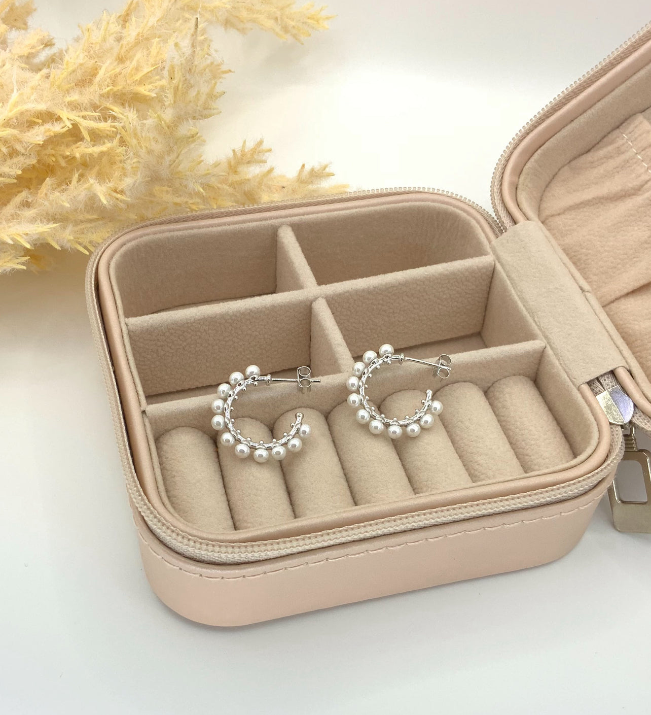 Clara Pearls Hoops