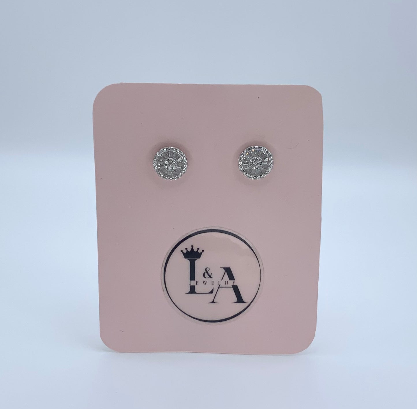 Pia Stud Earrings With Zc Sterling Silver 925,
