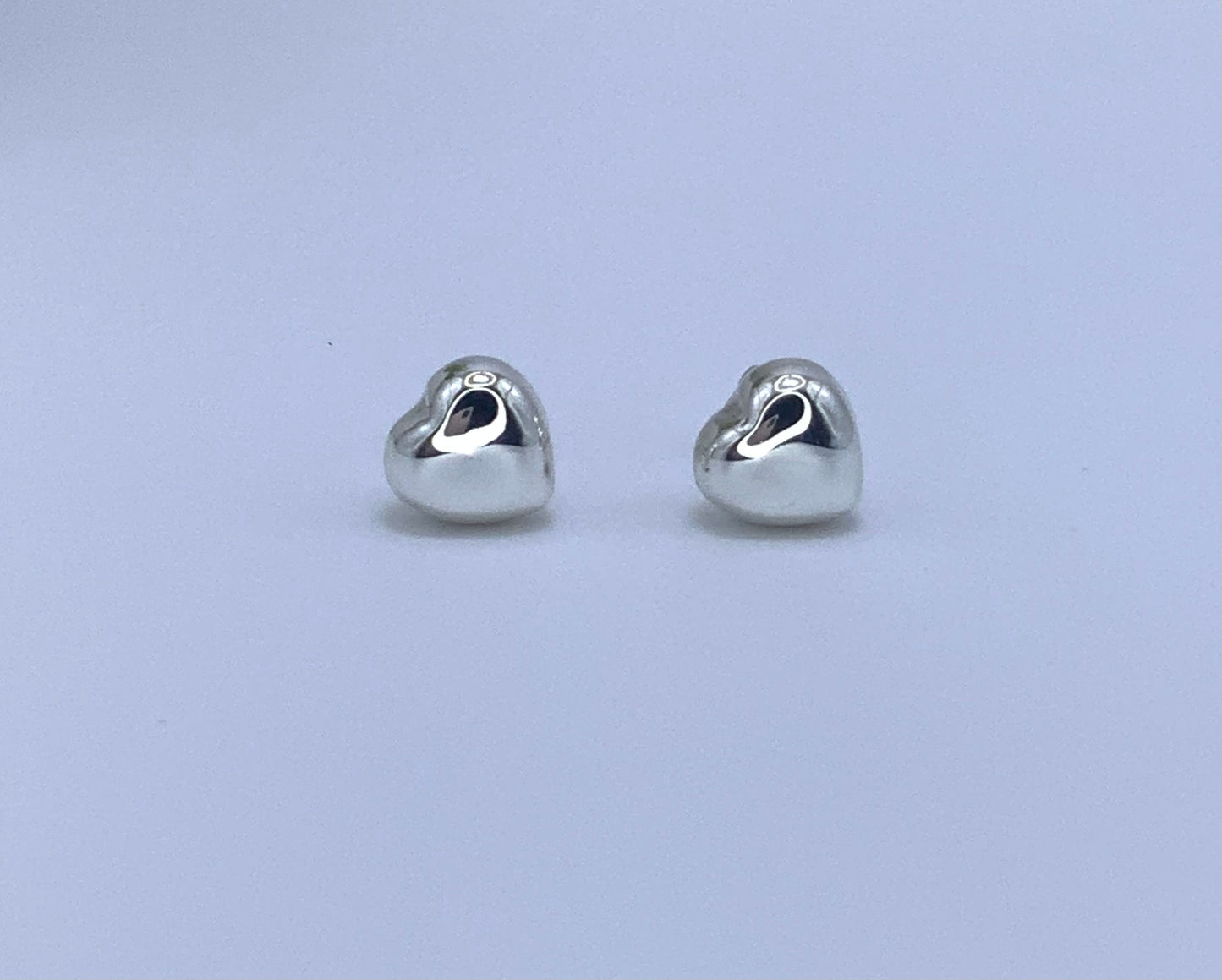 Janet Stud Earring Heart Shaped Sterling Silver 925