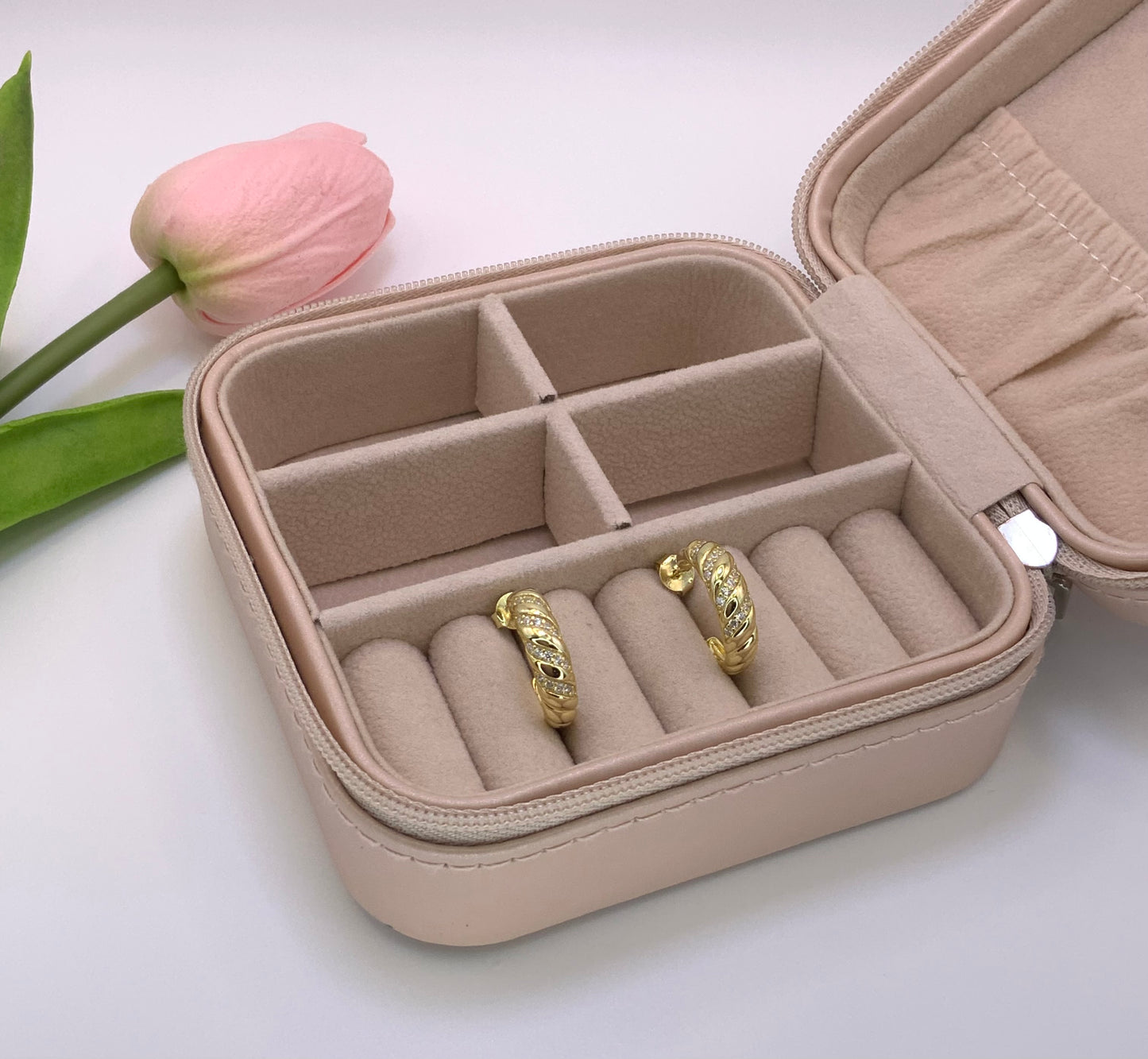 Roma Hoops Earrings Sterling Silver 925