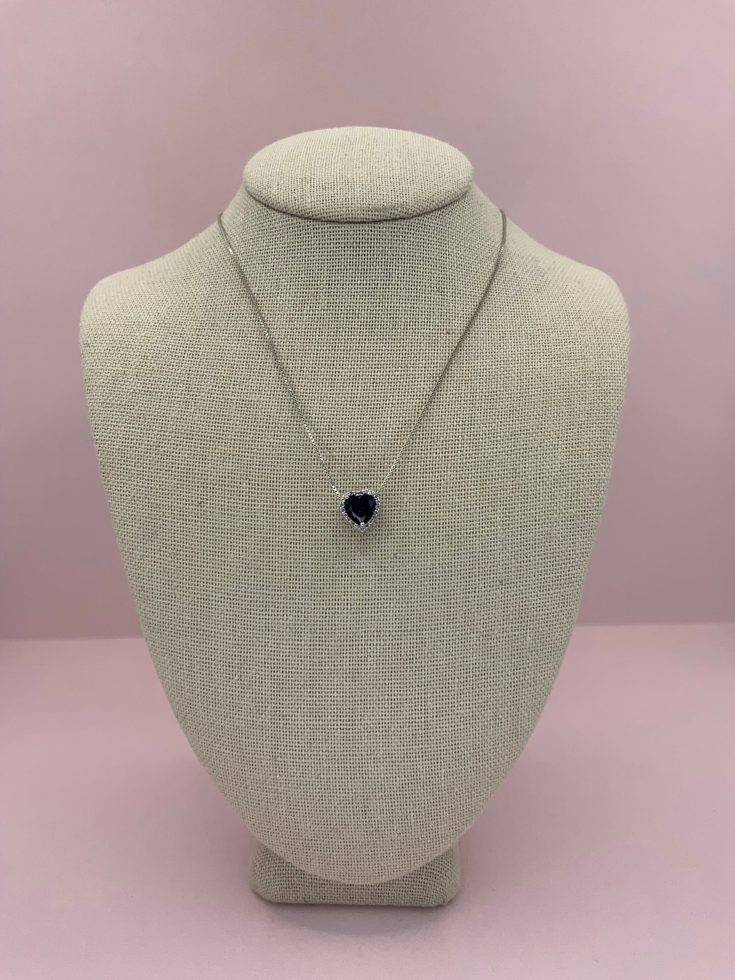 Ocean Necklace Double Sided with Zc Blue-White