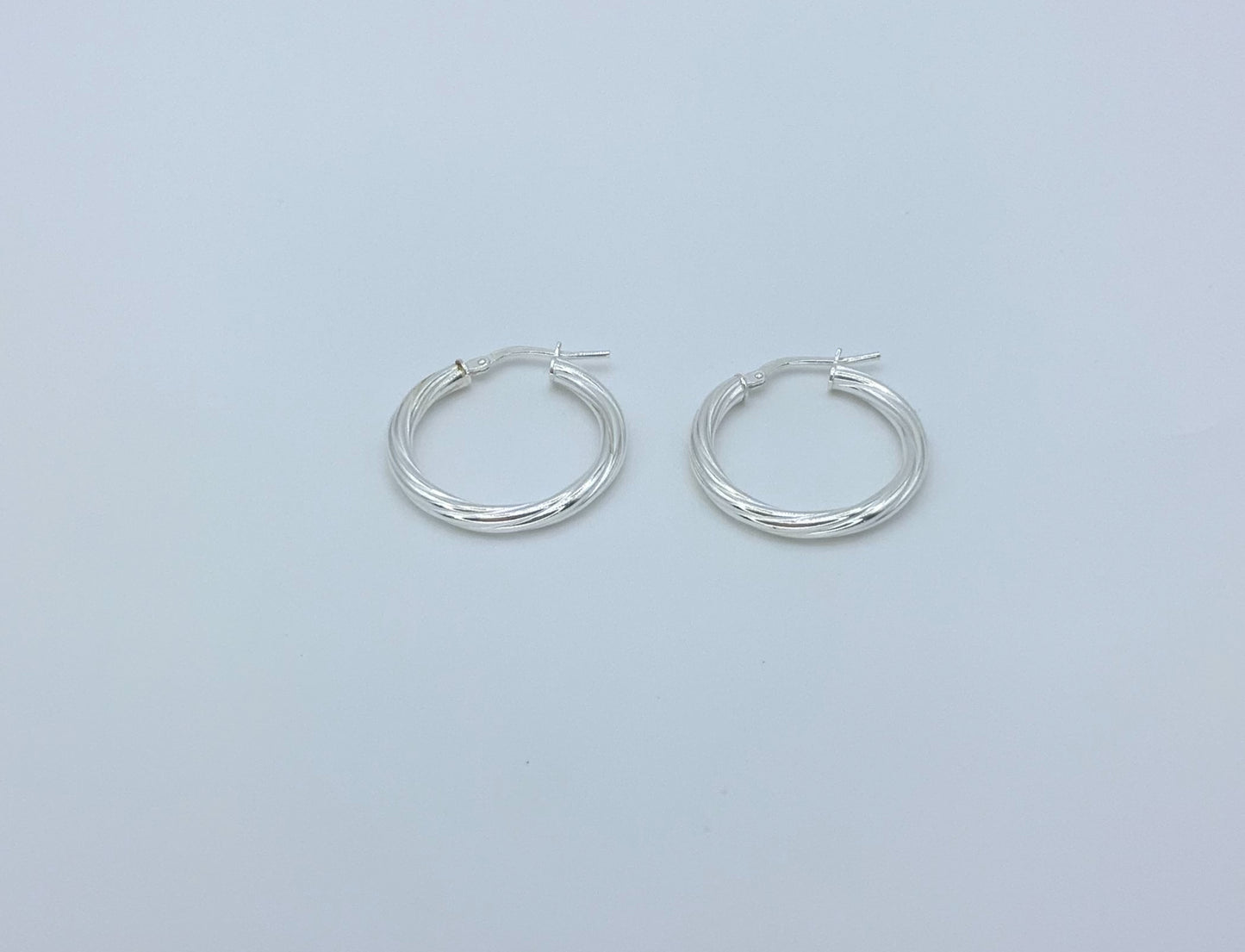 Martina Hoop Earring Twisted Sterling Silver 925