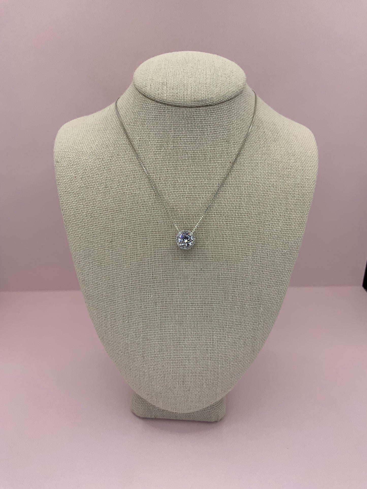Ocean Necklace Double Sided with Zc Blue-White