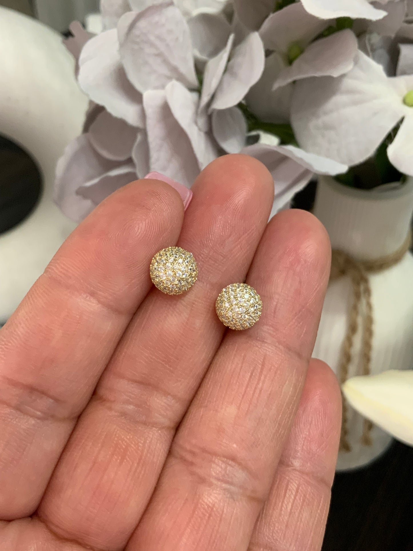 Bola de Fuego Stud Earring Sterling Silver 925