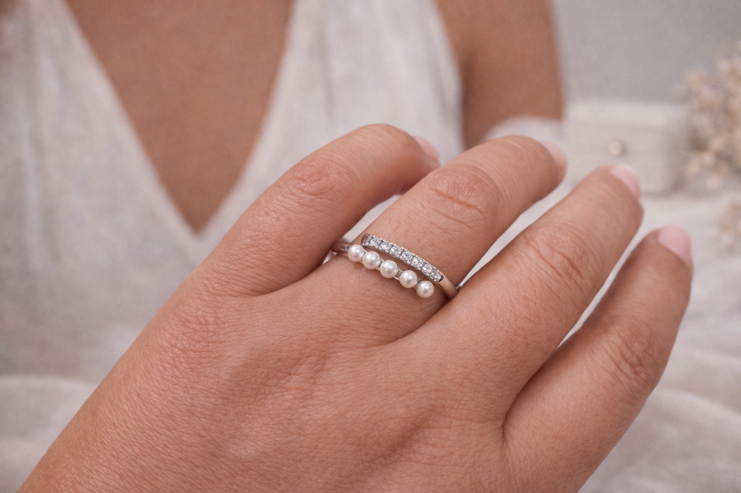 Bella Perla Ring 925 Sterling Silver