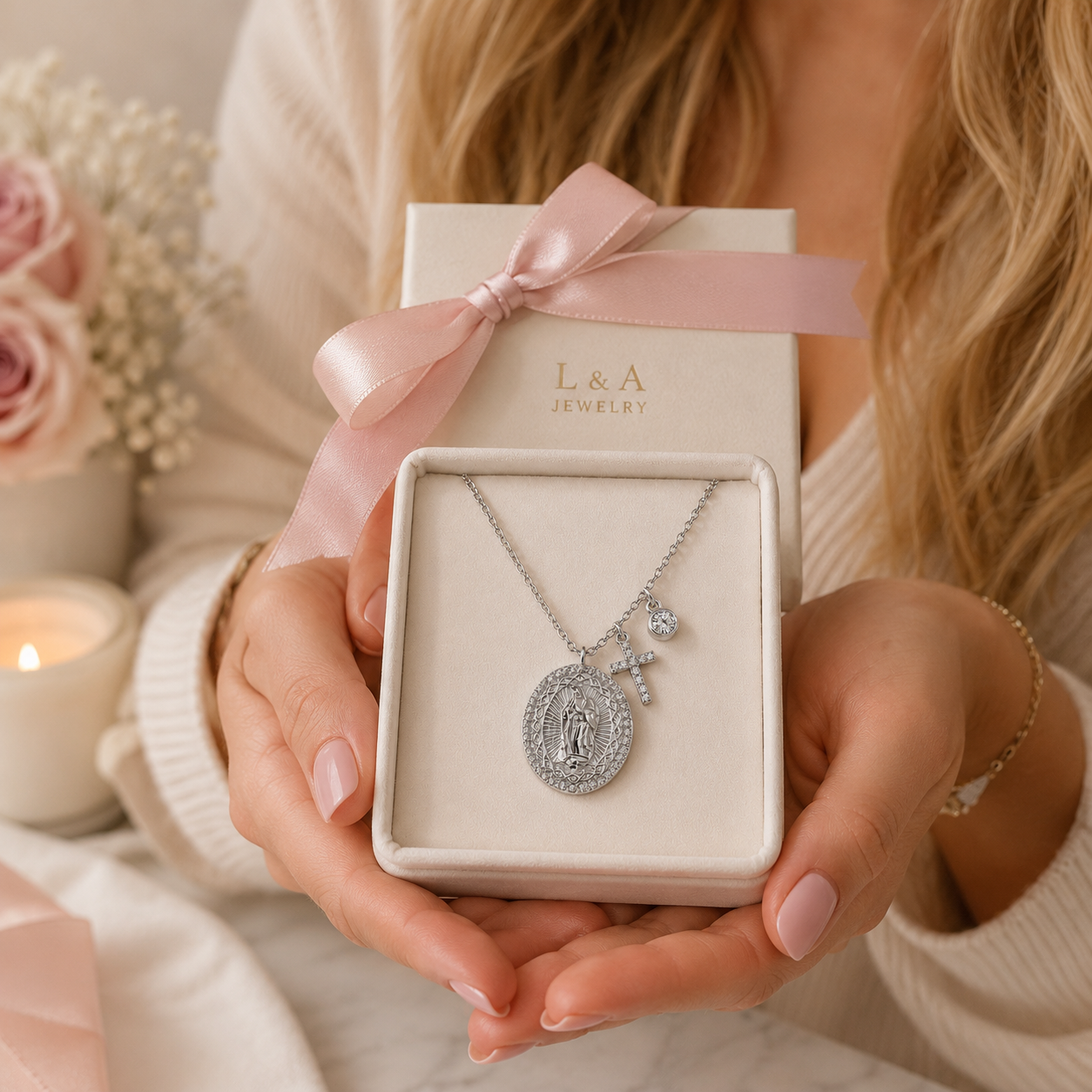 Guadalupe Grace Necklace - 925 Sterling Silver