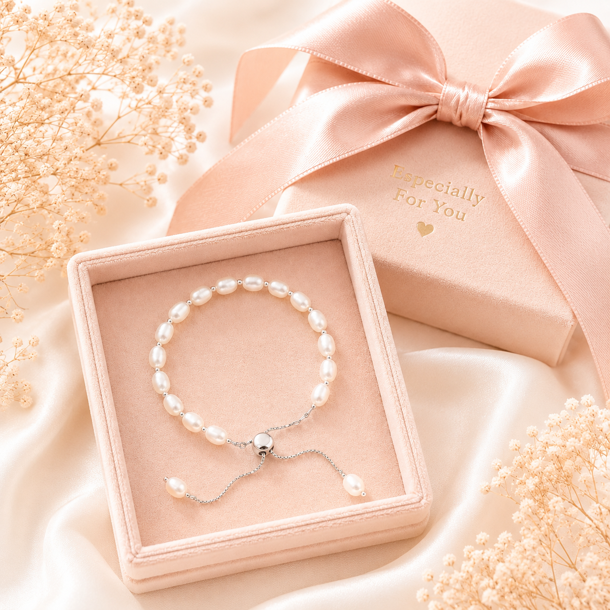 Pearls Bracelet Adjustable