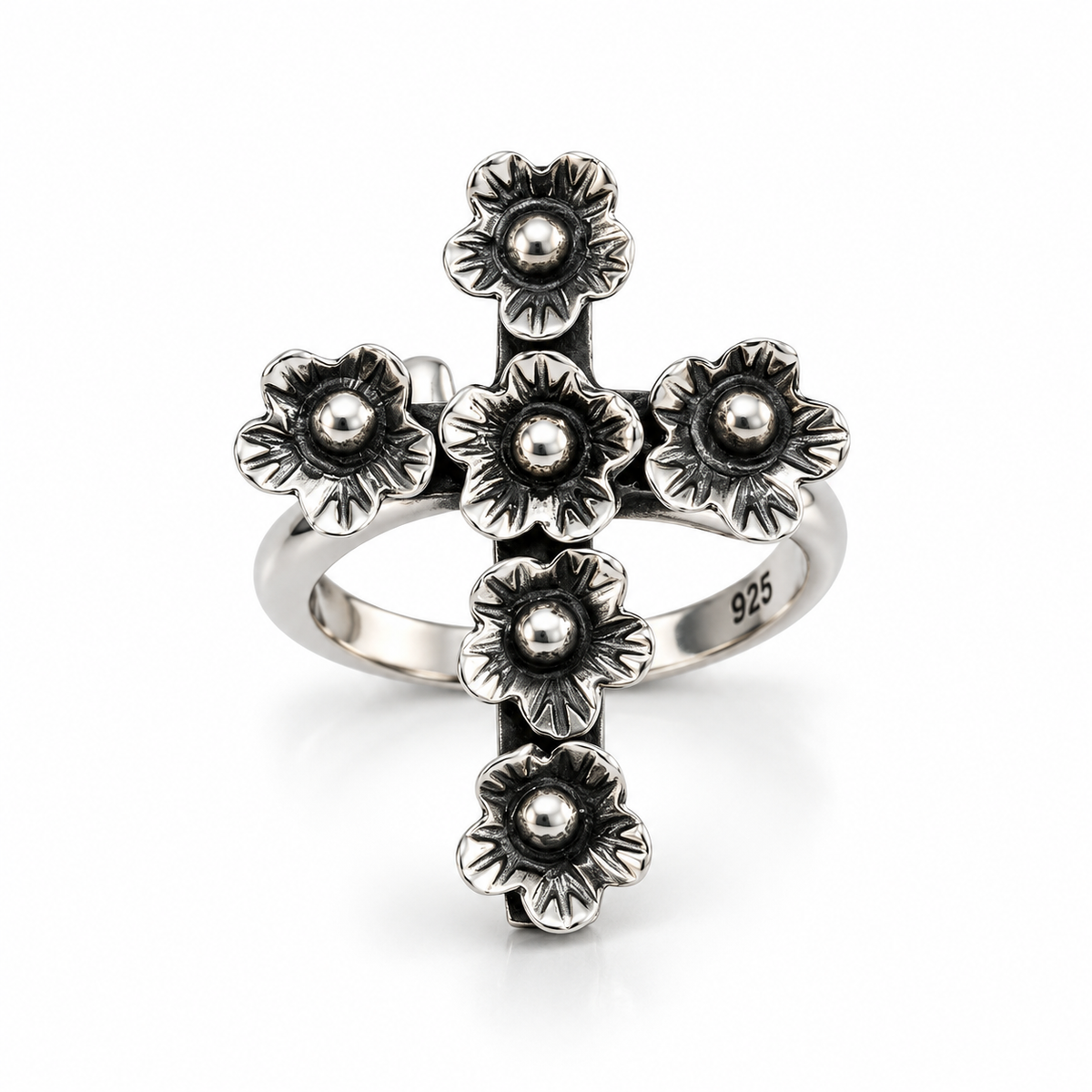 Eternal Bloom Ring | 925 Sterling Silver - Adjustable