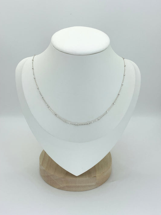 Texas Chain Necklace Sterling Silver 925 in 18” & 20”