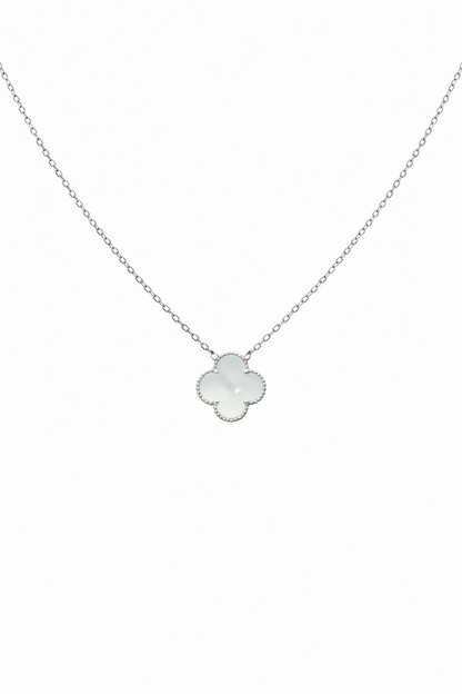 Pearl Clover Necklace 925 Sterling Silver-15mm