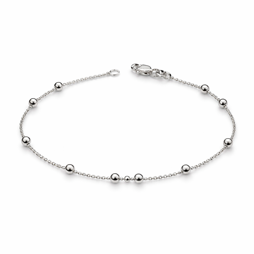 Luna Beaded Bracelet  925 Sterling silver