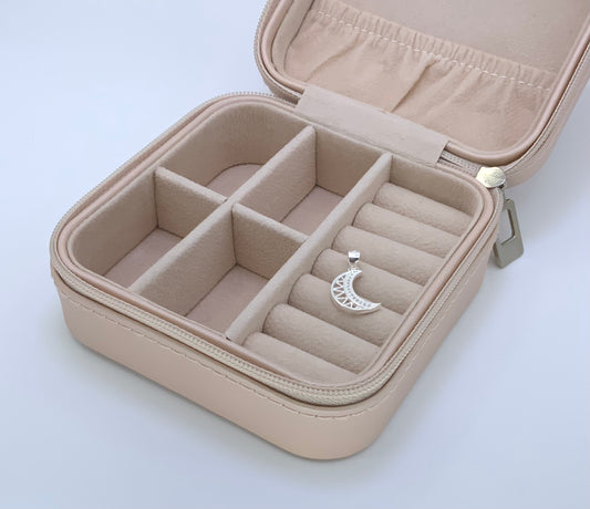 Moon Pendant with CZ