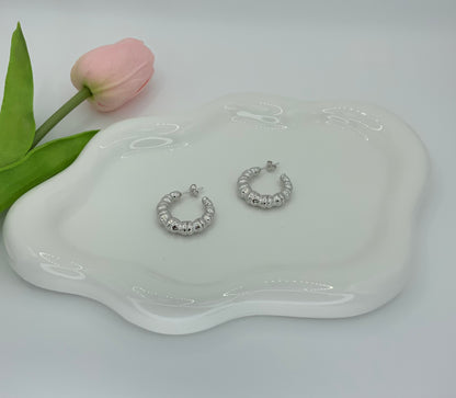 Valentina Hoops Earring Sterling Silver 925