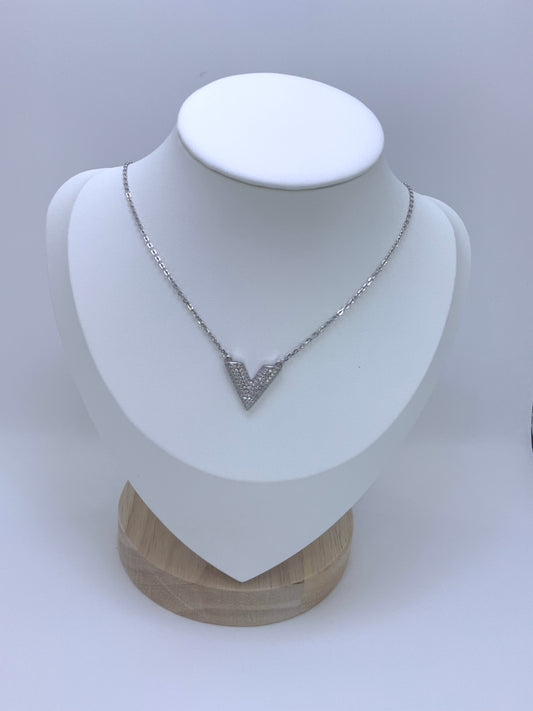 Valerie Necklace with Zc Sterling Silver 925