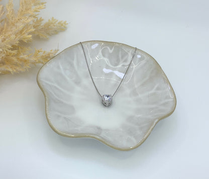 Ocean Necklace Double Sided with Zc Blue-White