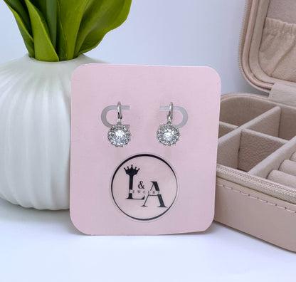 Arlet Earring Hoop With Zc Sterling Silver 925