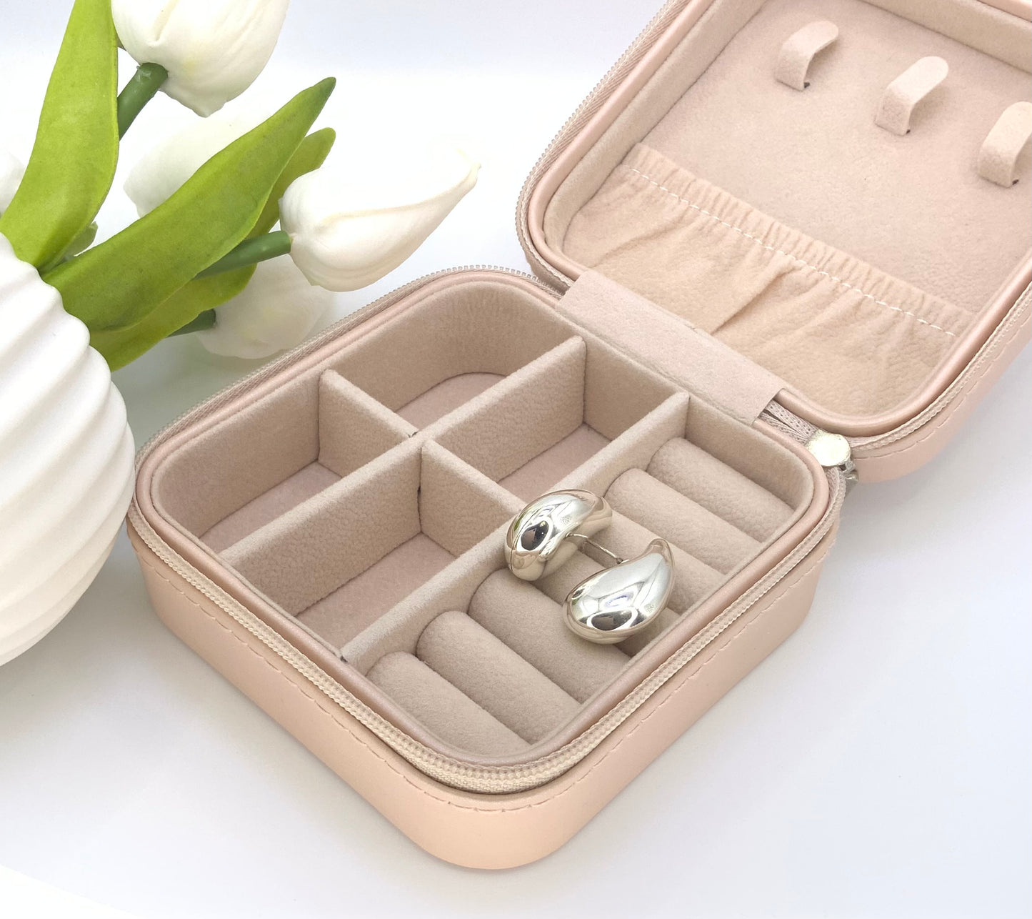 Brenda ll Large Stud Earrings Sterling Silver 925