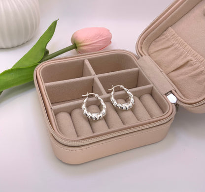 Lucy Hoop Earrings Sterling Silver 925