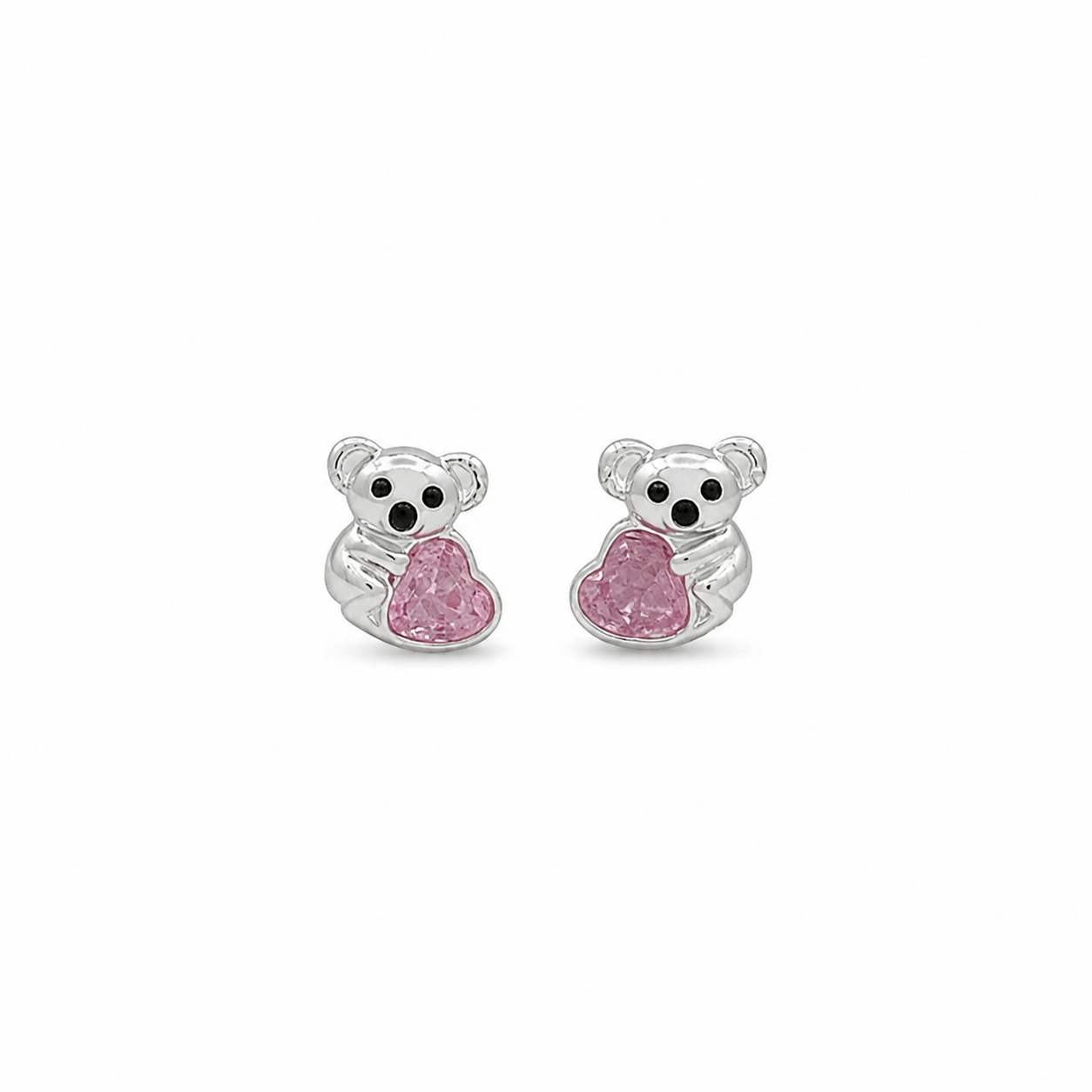 🩷 Baby Koala | 925 Sterling Silver Kids Earrings - 7.5mm
