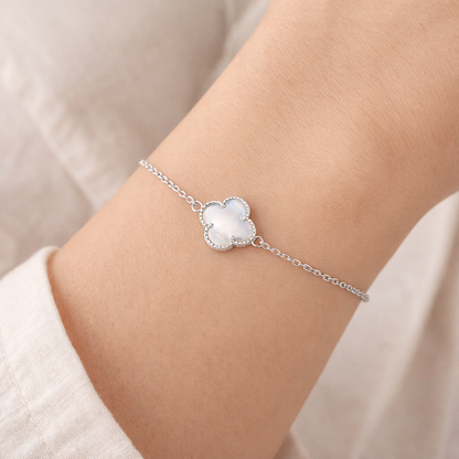 Perla  Single Clover 925 Sterling Silver- 12mm