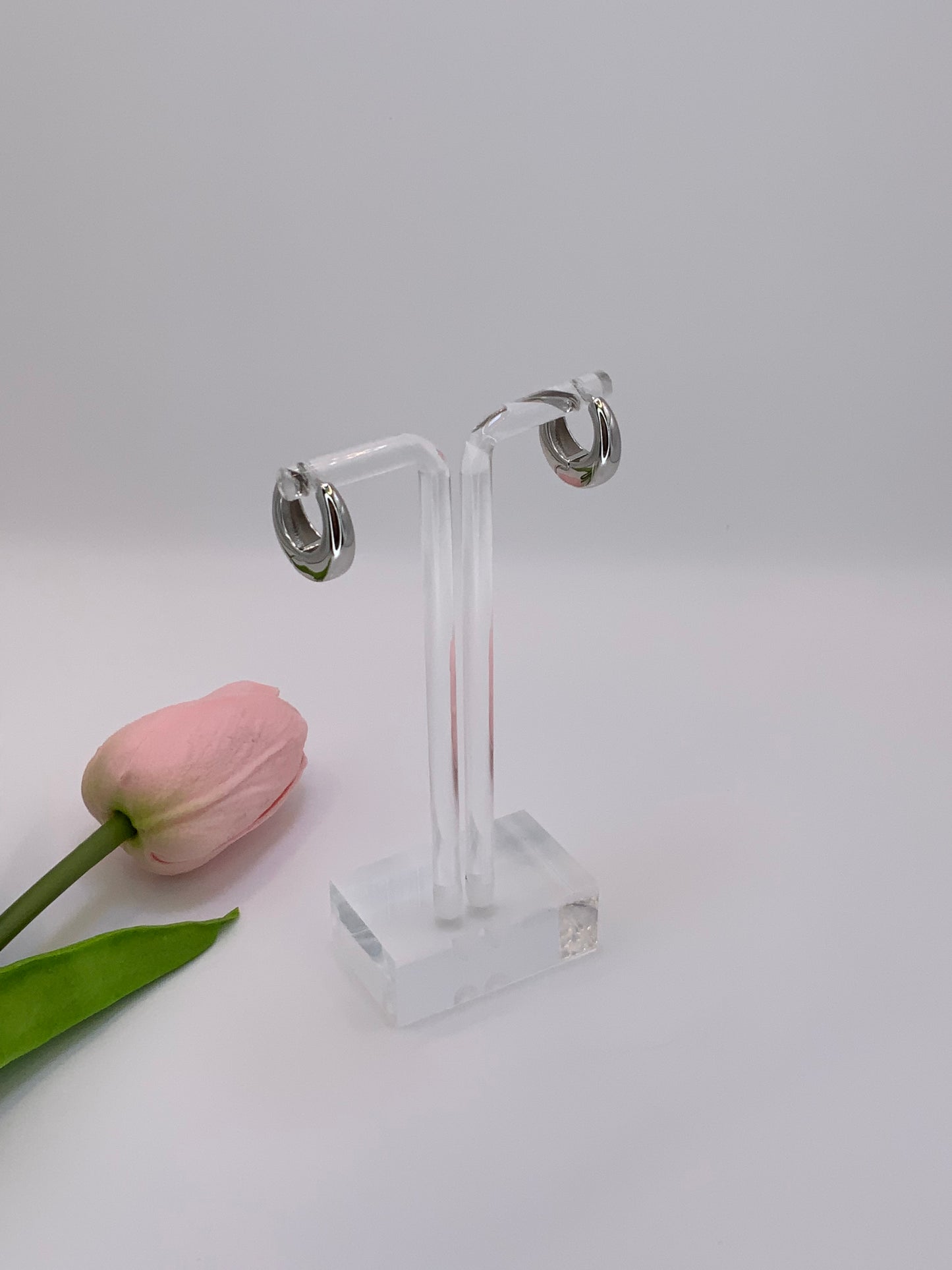 Alba Hoops Earrings Sterling Silver 925