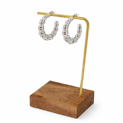 Valentina Hoops Earring Sterling Silver 925