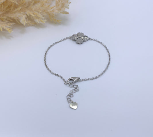 Silver Clover Bracelets