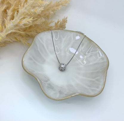 Ocean Necklace Double Sided with Zc Blue-White
