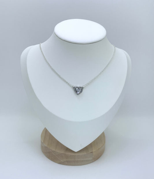 Dafne Heart Necklace with Zc