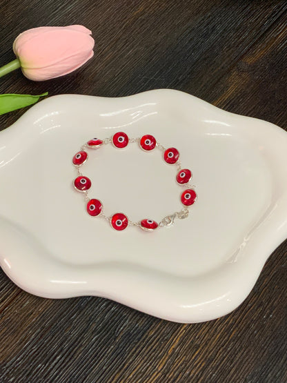 Evil Eye Bracelets Sterling Silver 925