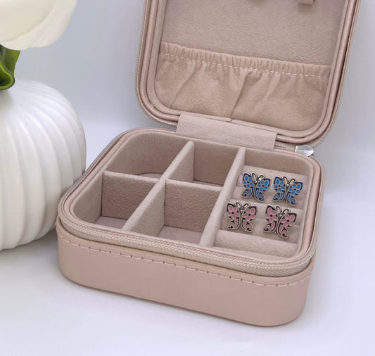 Butterfly Stud Earrings Sterling Silver 925