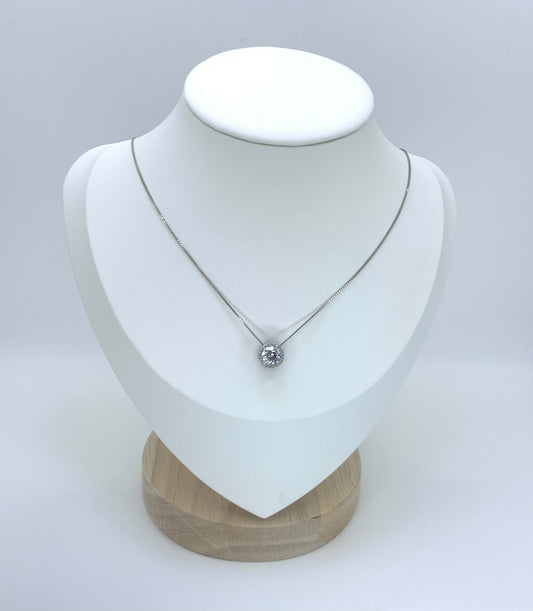 Ocean Necklace Double Sided with Zc Blue-White