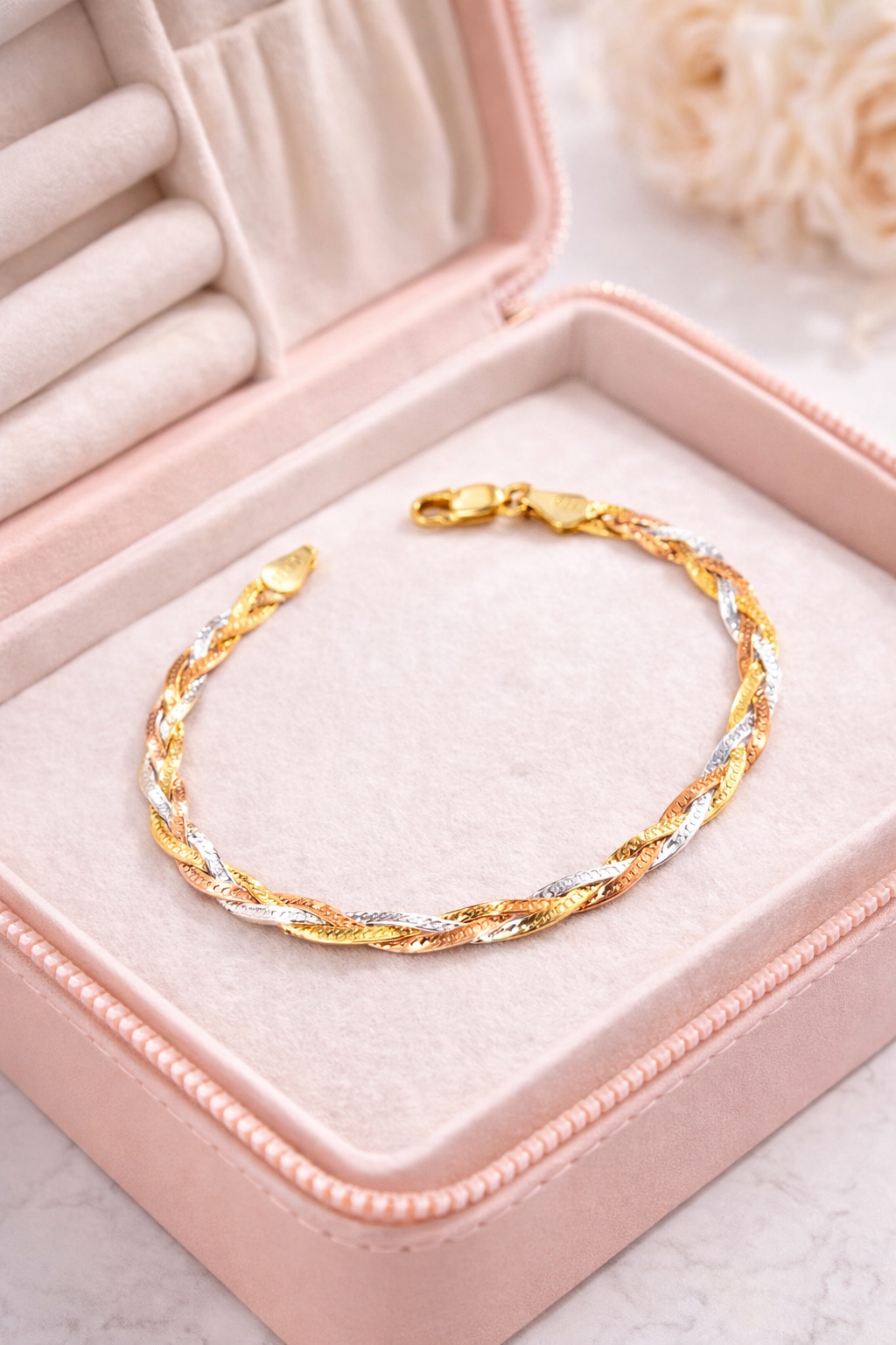 Amara Trinity Bracelet 925 Sterling Silver