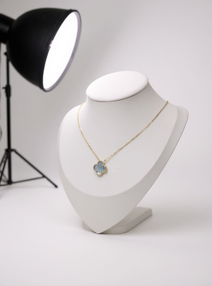 Trebol Necklace Sterling Silver 925- 14mm
