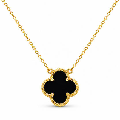Trebol Necklace Sterling Silver 925- 14mm