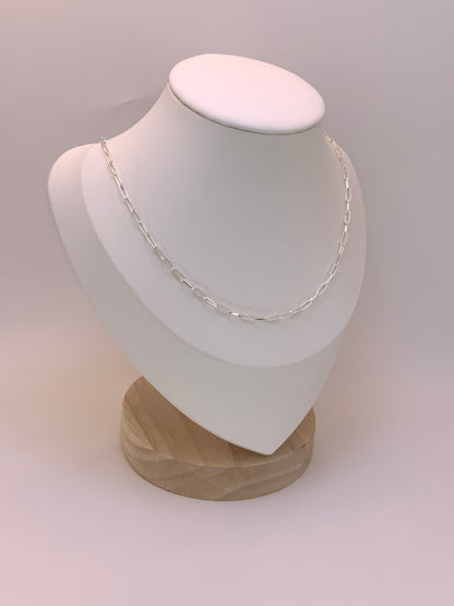 Paperclip Chain (2mm)Necklace Sterling Silver 925