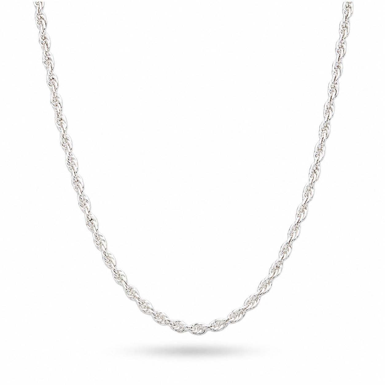 Torzal Sterling Silver 925 20” and 22” Chain Twist -3.5mm