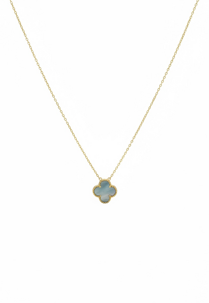 Trebol Necklace Sterling Silver 925- 14mm